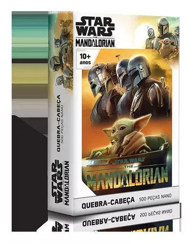 Star Wars Mandalorian Quebra-Cabeça - 500 Nano Peças - Toyster Star Wars Mandalorian Quebra-Cabeça - 500 Nano Peças - Toyster